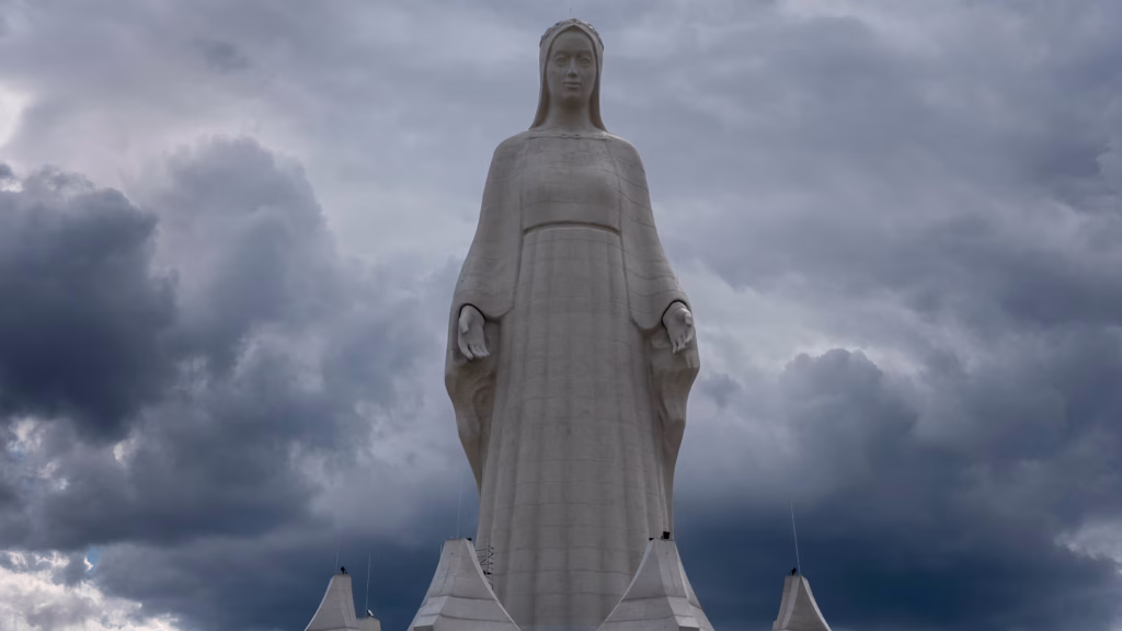 Virgin Mary statue Europe tallest Konotopie Poland